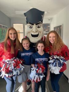 The Next Generation Over 60 Local Athletes Attend Girls Flag Football Clinic Hosted By New England Patriots